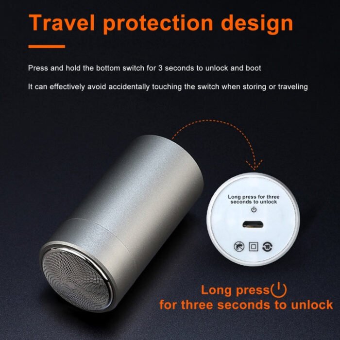 SD-05 Multifunctional Portable Car Turbo Mini Electric Shaver (Silver) - Image 11