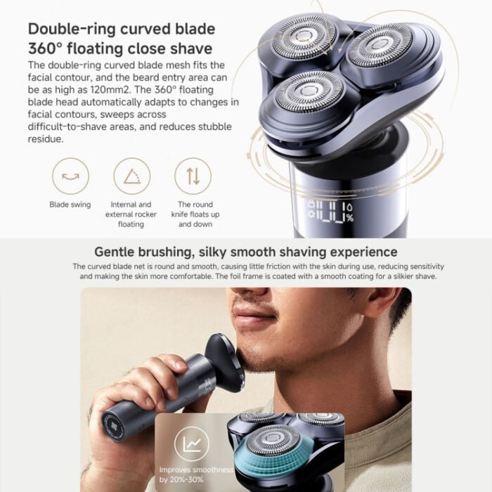 Xiaomi Mijia Electric Shaver S302(Grey) - Image 3