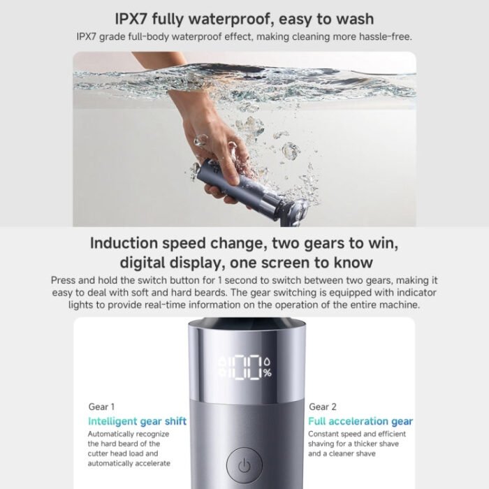 Xiaomi Mijia Electric Shaver S302(Grey) - Image 5