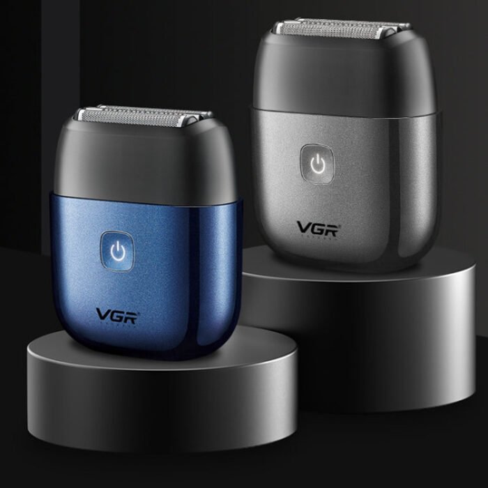 VGR V-340 5W USB Mini Portable Reciprocating Electric Shaver(Blue) - Image 2