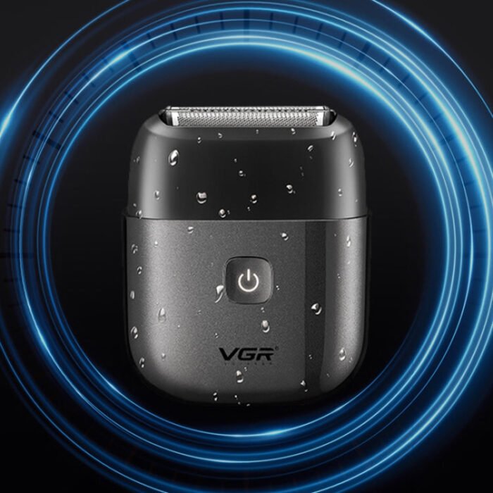 VGR V-340 5W USB Mini Portable Reciprocating Electric Shaver(Blue) - Image 3