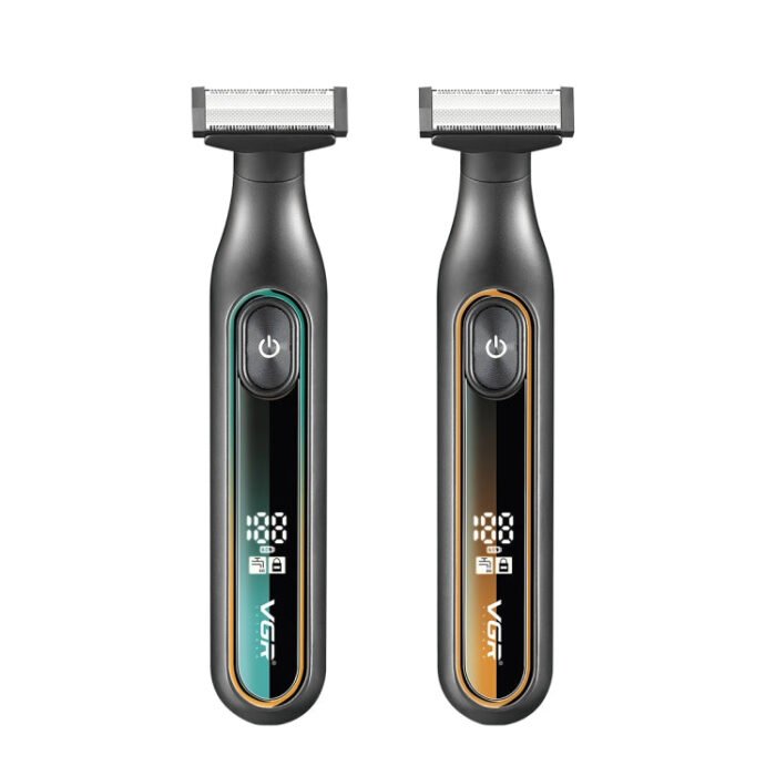 VGR V-360 5W USB Digital Display Electric T-shaped Shaver(Green) - Image 2