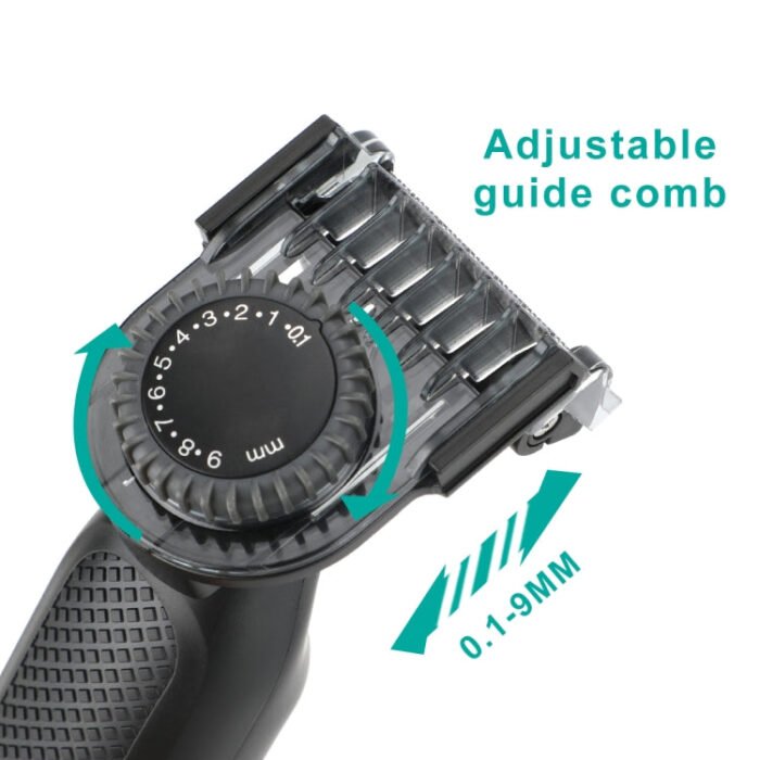 VGR V-360 5W USB Digital Display Electric T-shaped Shaver(Green) - Image 3