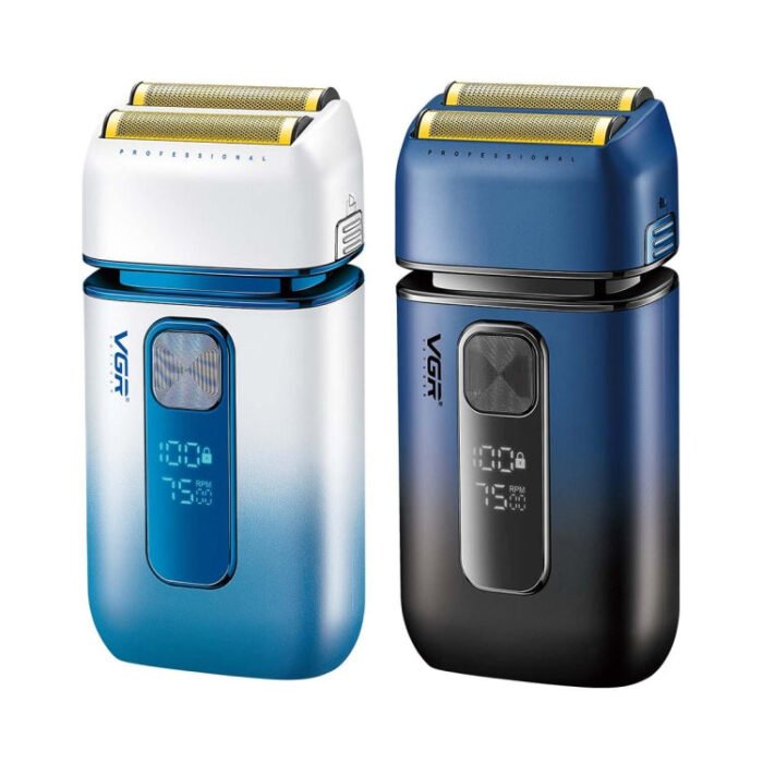 VGR V-362 5W USB Reciprocating Electric Shaver Bald Head Hair Clipper(Sky Blue) - Image 2