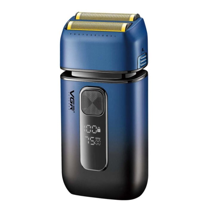VGR V-362 5W USB Reciprocating Electric Shaver Bald Head Hair Clipper(Dark Blue)