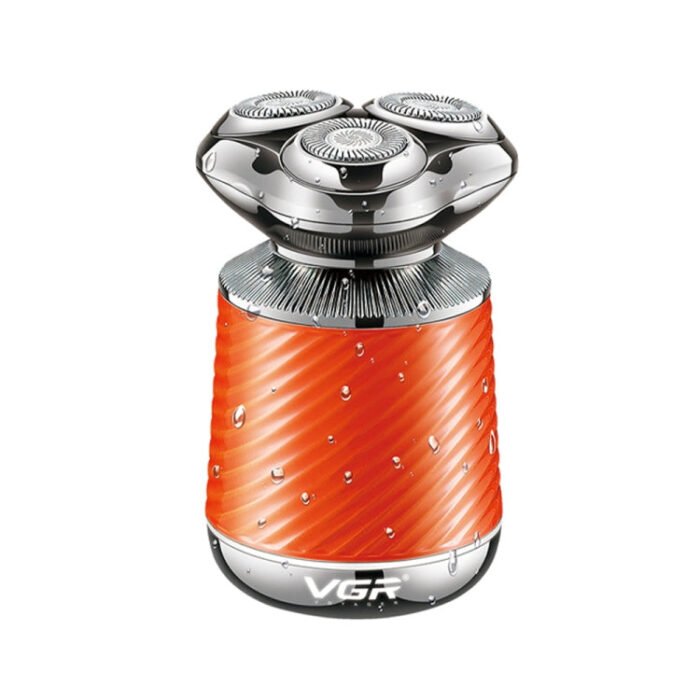 VGR V-391 5W USB 3 in 1 Smart Floating Three-Head Shaver(Orange)