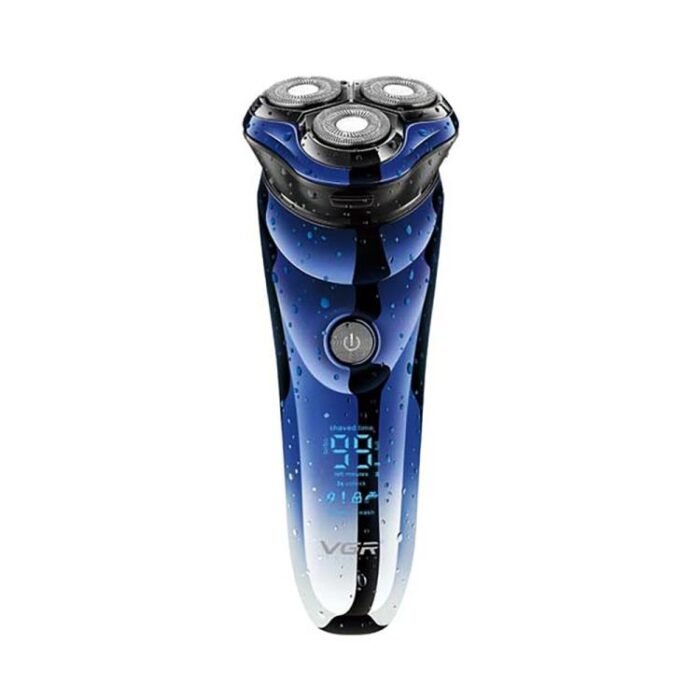 VGR V-305 Rotating Three-blade IPX7 Men Electric Shaver(Blue)