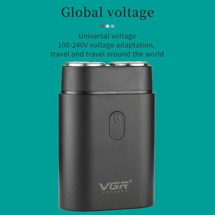 VGR V-341 Rotating 2 Cuttter Head Portable Electric Shaver(Black) - Image 11