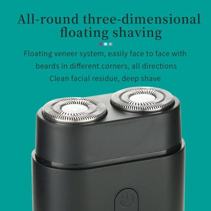 VGR V-341 Rotating 2 Cuttter Head Portable Electric Shaver(Black) - Image 5