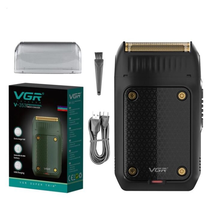VGR V-353 Floating Cuttter Head Portable Electric Shaver(Green) - Image 3