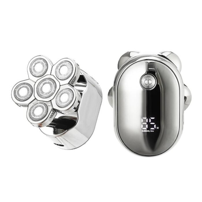 VGR V-395 Six Cuttter Heads IPX6 Electric Shaver(Silver) - Image 2
