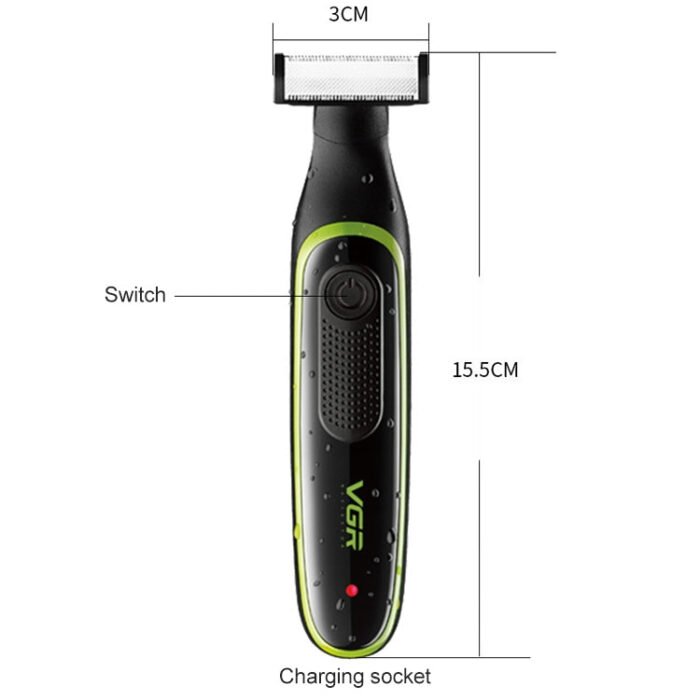 VGR V-017 10W USB Men Minimalist Small T Shaver - Image 6