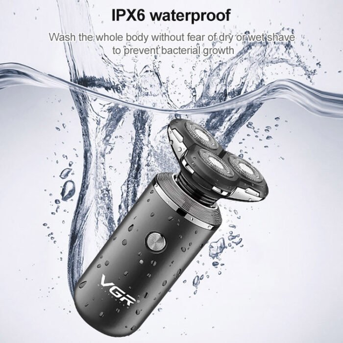 VGR V-317 5W USB Omnidirectional Three-dimensional Floating Three-network Electric Shaver - Image 6