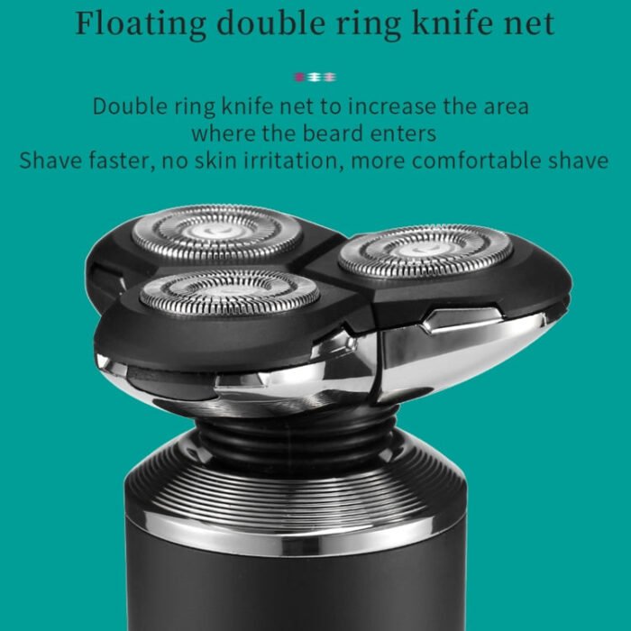 VGR V-317 5W USB Omnidirectional Three-dimensional Floating Three-network Electric Shaver - Image 7