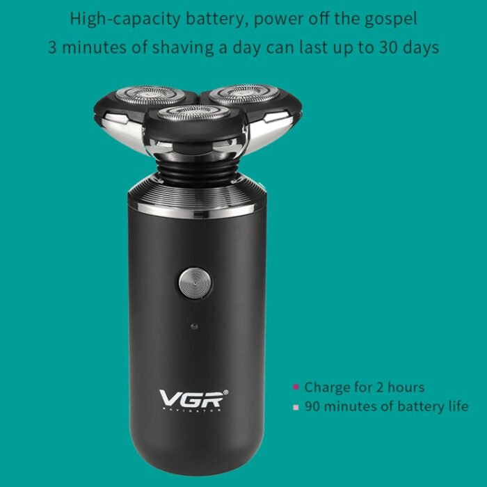 VGR V-317 5W USB Omnidirectional Three-dimensional Floating Three-network Electric Shaver - Image 8