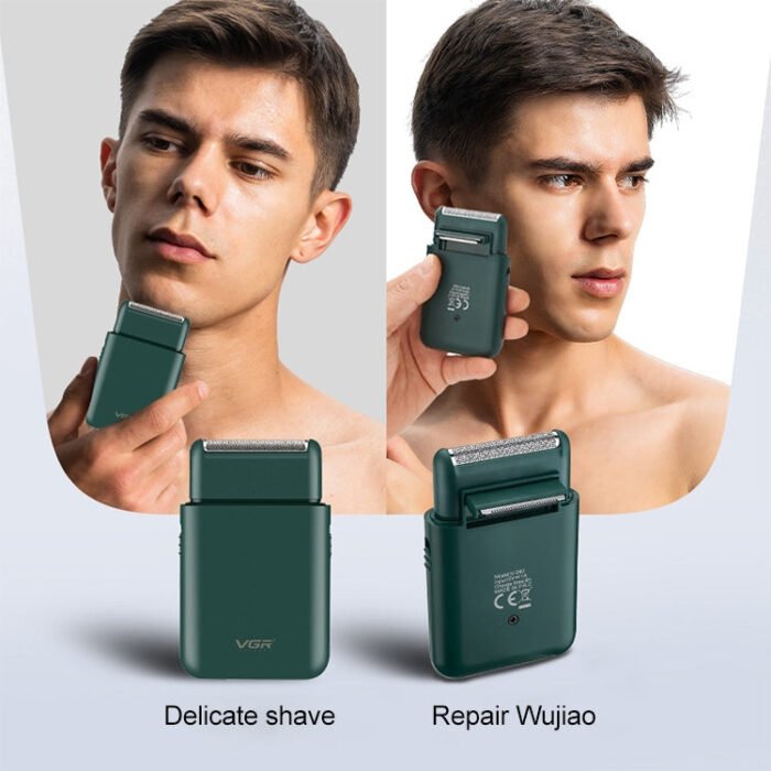 VGR V-390 5W USB Portable Reciprocating Electric Shaver (Black) - Image 12