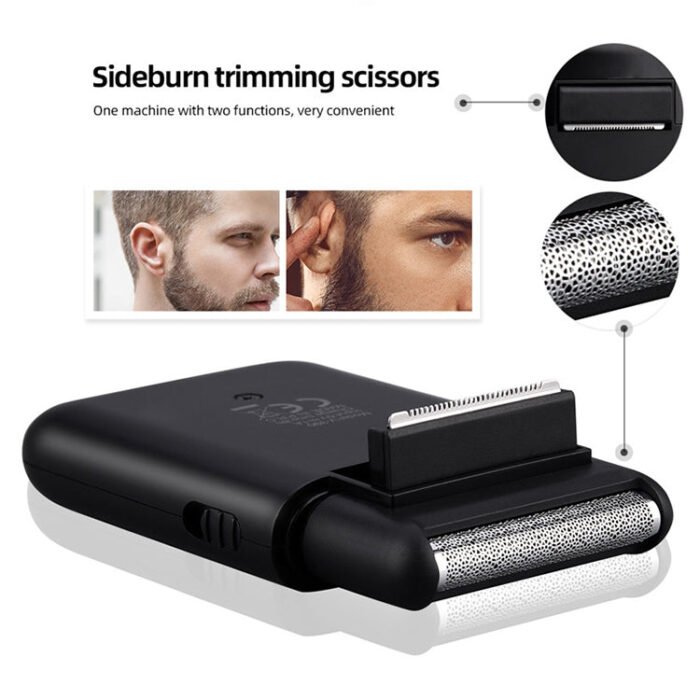 VGR V-390 5W USB Portable Reciprocating Electric Shaver (Black) - Image 4