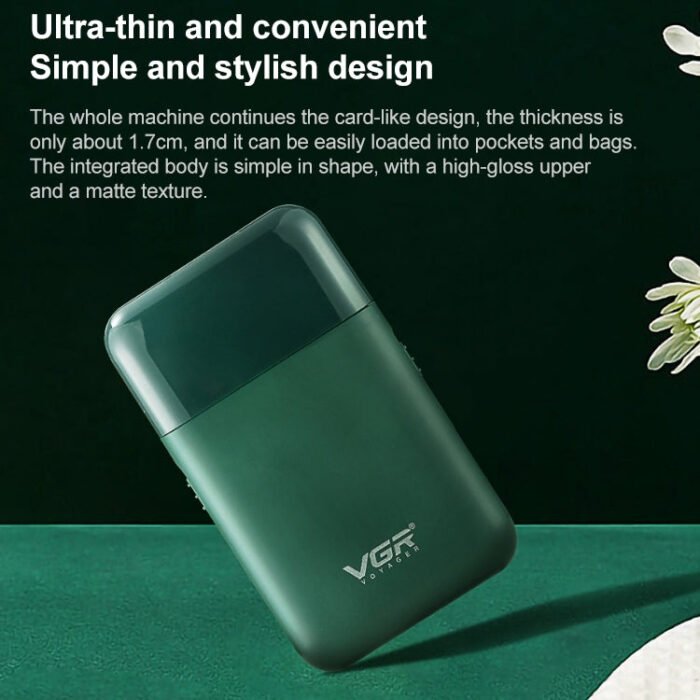 VGR V-390 5W USB Portable Reciprocating Electric Shaver (Black) - Image 7