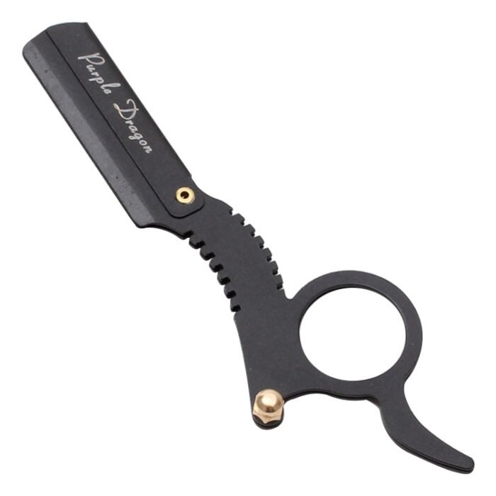 Stainless Steel Vintage Razor Thumb Razor(Black) - Image 2