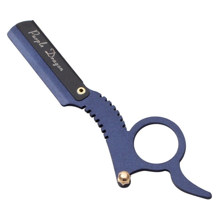 Stainless Steel Vintage Razor Thumb Razor(Blue) - Image 2