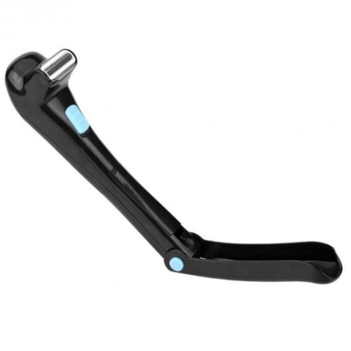 Foldable Long Handle Electric Shaver On Back - Image 2