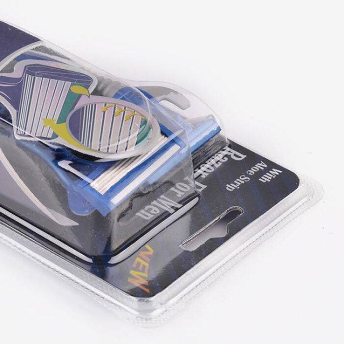 1 Set Five-layer Stainless Steel Men Disposable Manual Razor Induction Rotary Cutter Head - Image 3