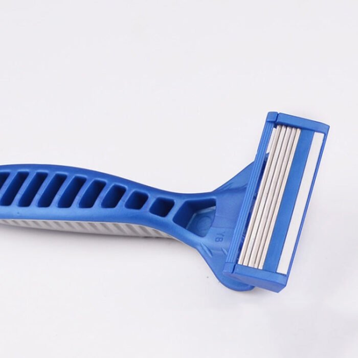 1 Set Five-layer Stainless Steel Men Disposable Manual Razor Induction Rotary Cutter Head - Image 4
