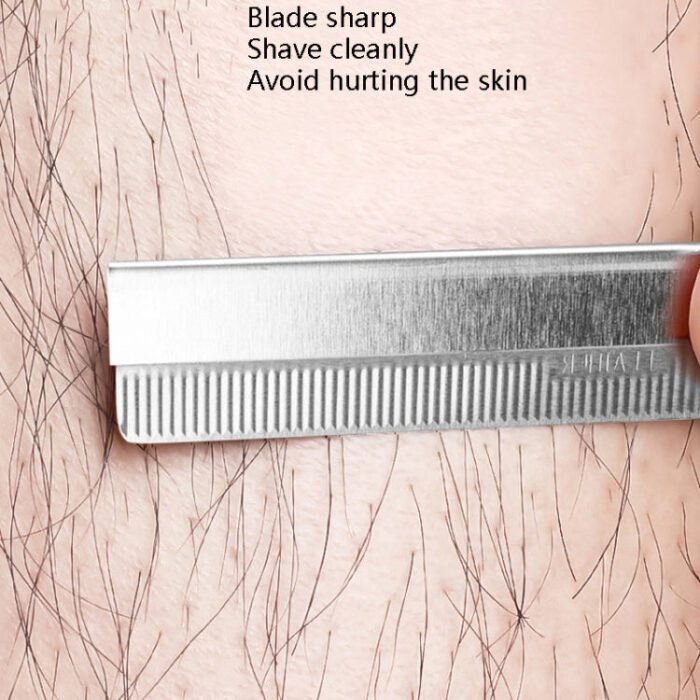 5 Box / Set Eyebrow Trimming Blade Stainless Steel Eyebrow Scraper(10 PCS / Box) - Image 4