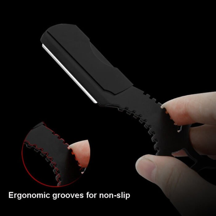 Manual Men Stainless Steel Ring Razor Without Blade(Gold) - Image 4