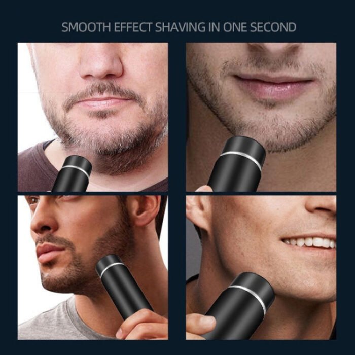 W-TX01 Mini Portable Electric Shaver(Black) - Image 7