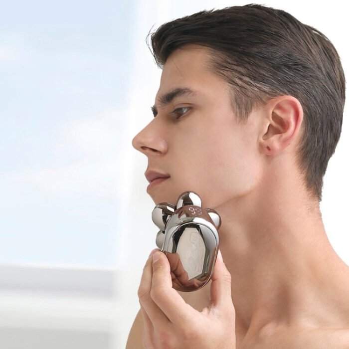 7-head Multifunctional Waterproof Barber Shaver, Specification: Wireless charging(6 in 1) - Image 5