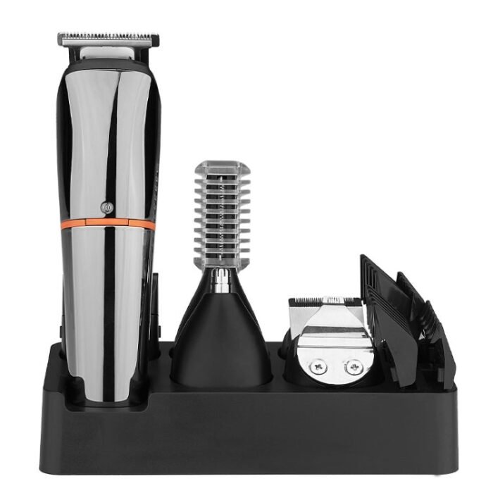 6 in 1 Household Multifunctional Hair Clipper Electric Shaver, Model: LK-860 Orange