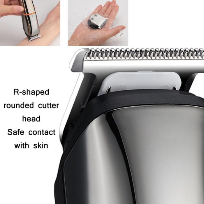 6 in 1 Household Multifunctional Hair Clipper Electric Shaver, Model: LK-860 Orange - Image 6