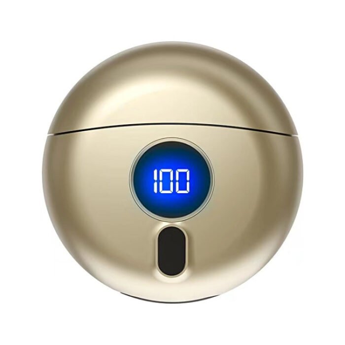 TJ01 Flying Saucer Razor USB Rechargeable Mini Shaver(Champagne Golden)