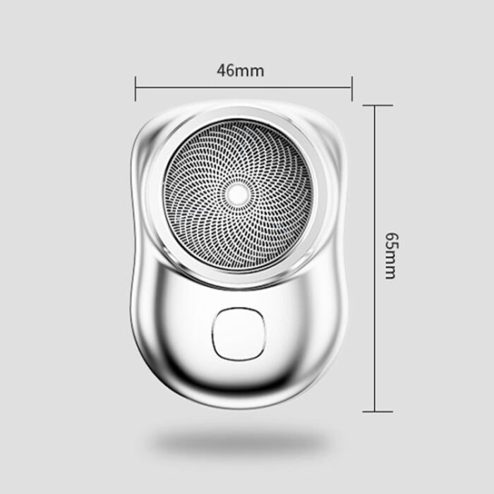 Electric Mini Shaver USB Rechargeable Waterproof Portable Razor(Black) - Image 3