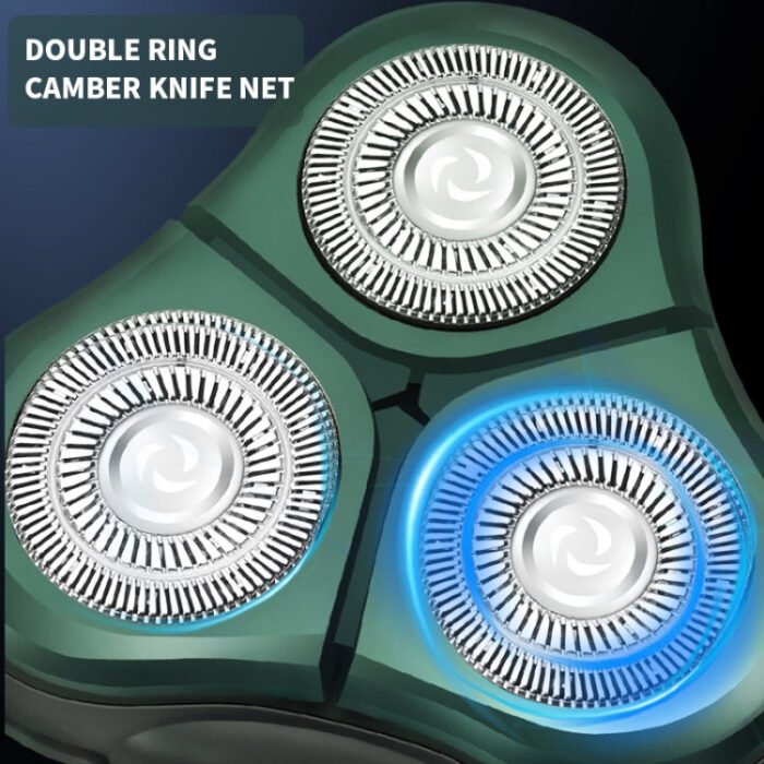 3 In 1 Smart Electric Shaver LCD Digital Display Three-head USB Rechargeable Floating Razor - Image 3