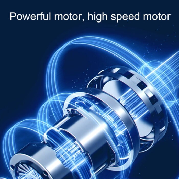 Mini Magnetic Head Shaver Smart LED Display Electric Shaver, Color: Black - Image 8