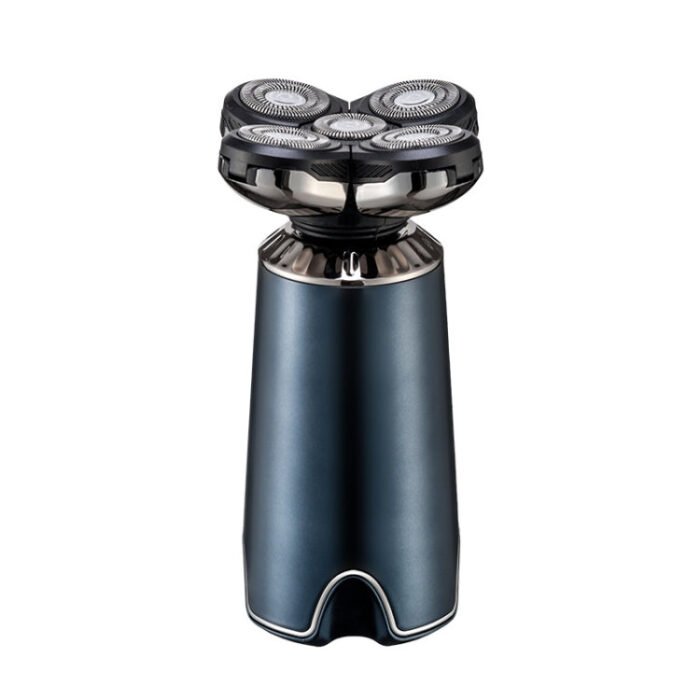 Men Multifunctional Electrical Shaver Rechargeable 5-Blade Shaving Razor(Dark Blue)
