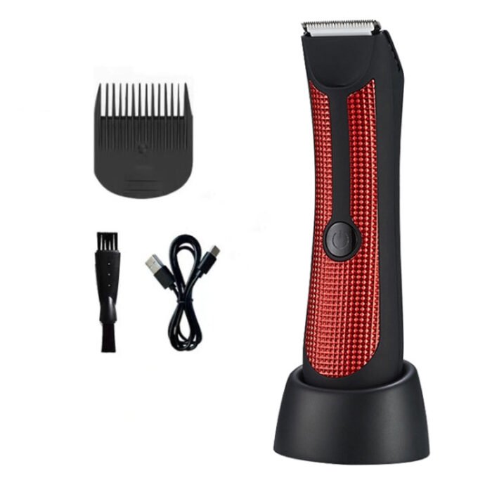 Women Electrical Hair Removal Instrument Shaving Knife Axillary Hair Shaver(Red) - Image 2