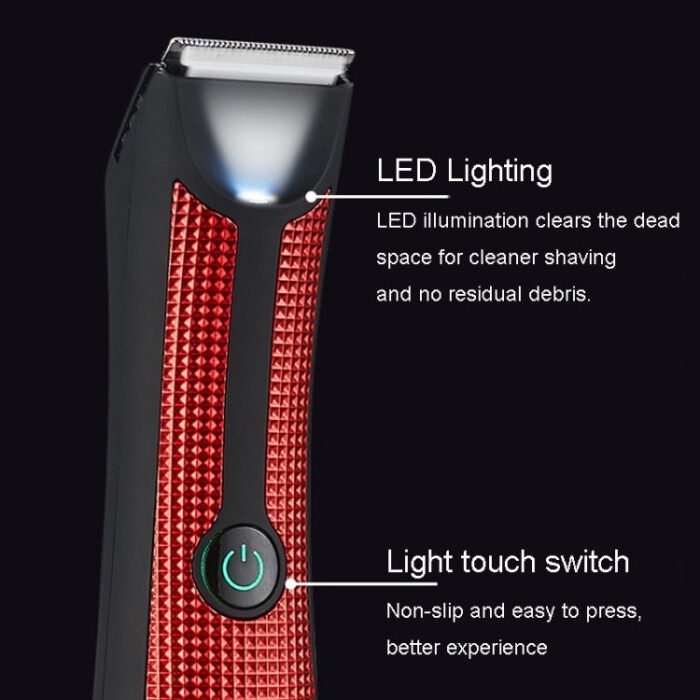 Women Electrical Hair Removal Instrument Shaving Knife Axillary Hair Shaver(Red) - Image 6