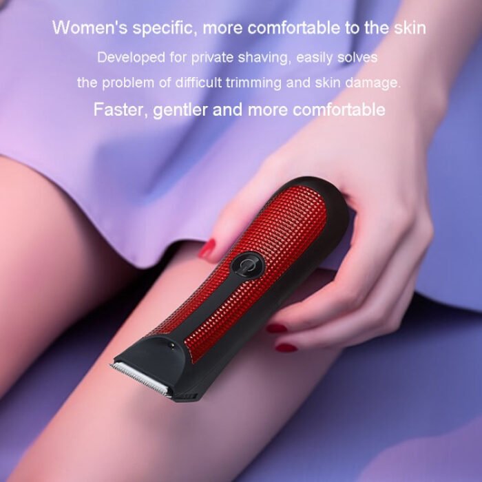 Women Electrical Hair Removal Instrument Shaving Knife Axillary Hair Shaver(Red) - Image 10
