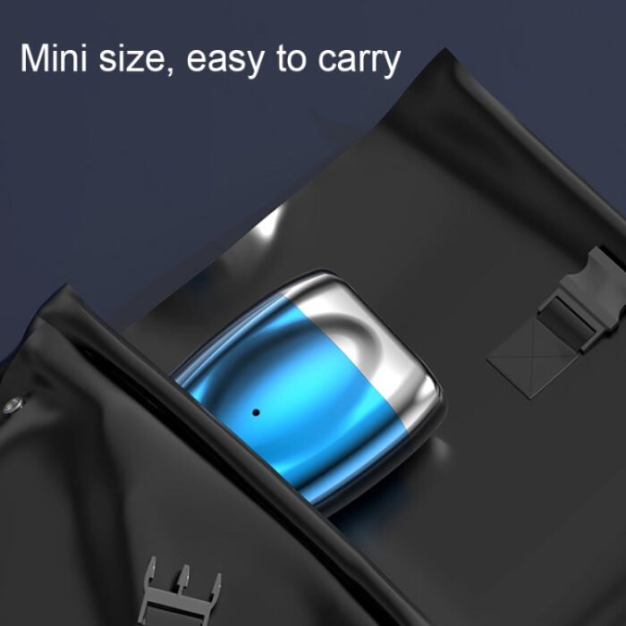 Double-head Mini Magnetic Shaver Portable Men Electric Shaver(Silver Black) - Image 8