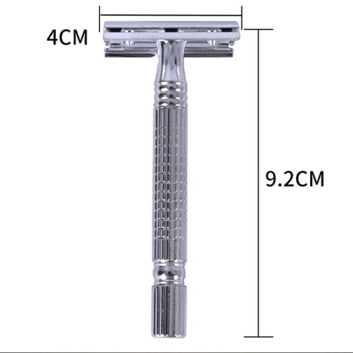 Junjie Shaving And Beard Razor Stand Old Style Double Sided Manual Shaver - Image 2