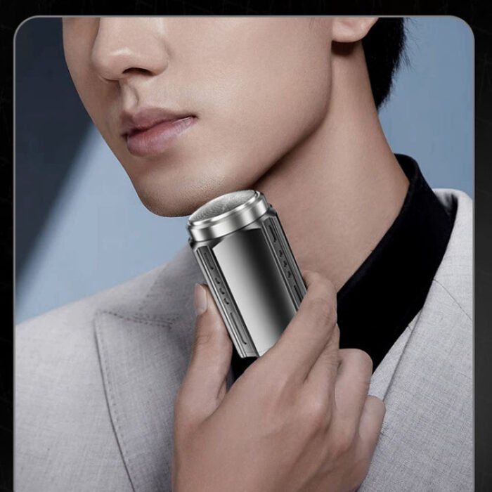 Smart Digital Display Electric Shaver Rechargeable Pocket Razor, Spec: Suspension Knife Net Guncolor - Image 8