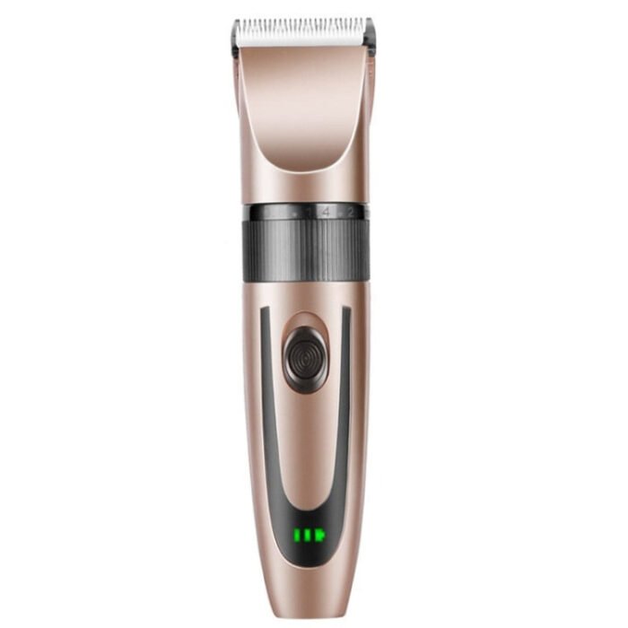 Rechargeable Hair Clipper Pet Shaver(Gold Black Pattern)