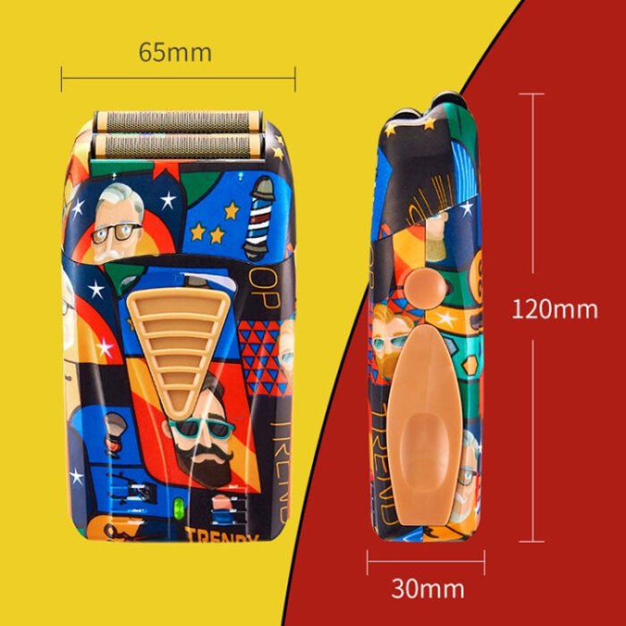 USB Rechargeable Reciprocating Graffiti Electric Shaver(LK-2207) - Image 2