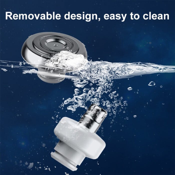TY-500 2 in 1 Mini Portable Rechargeable Electric Shaver Shaving Razor(White) - Image 5