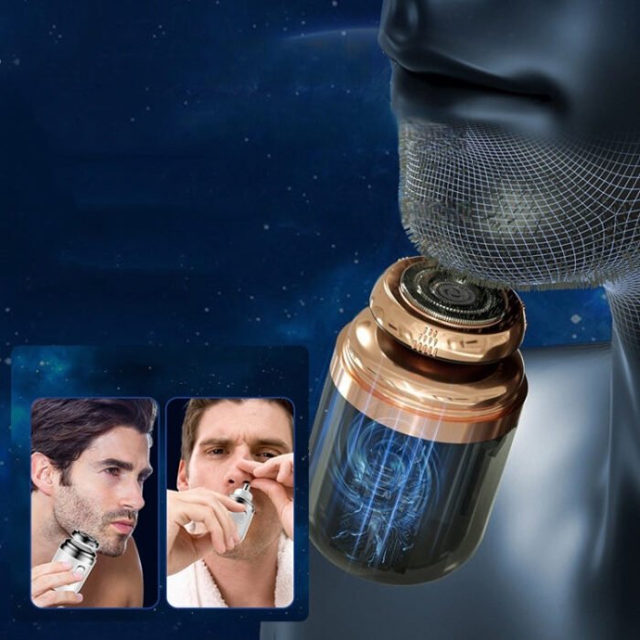 TY-500 2 in 1 Mini Portable Rechargeable Electric Shaver Shaving Razor(White) - Image 8