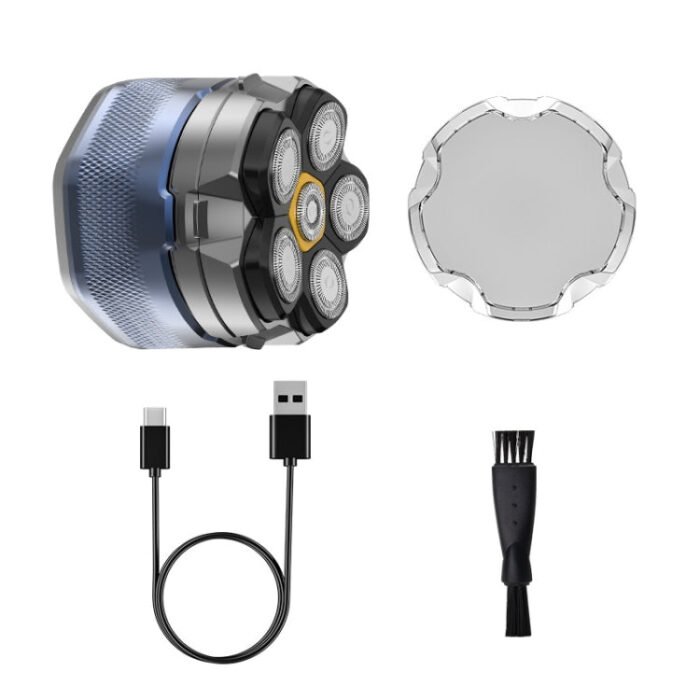 Magnetic Intelligent Six-Blade Washable Electric Shaver(USB) - Image 2