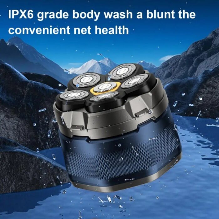 Magnetic Intelligent Six-Blade Washable Electric Shaver(USB) - Image 6